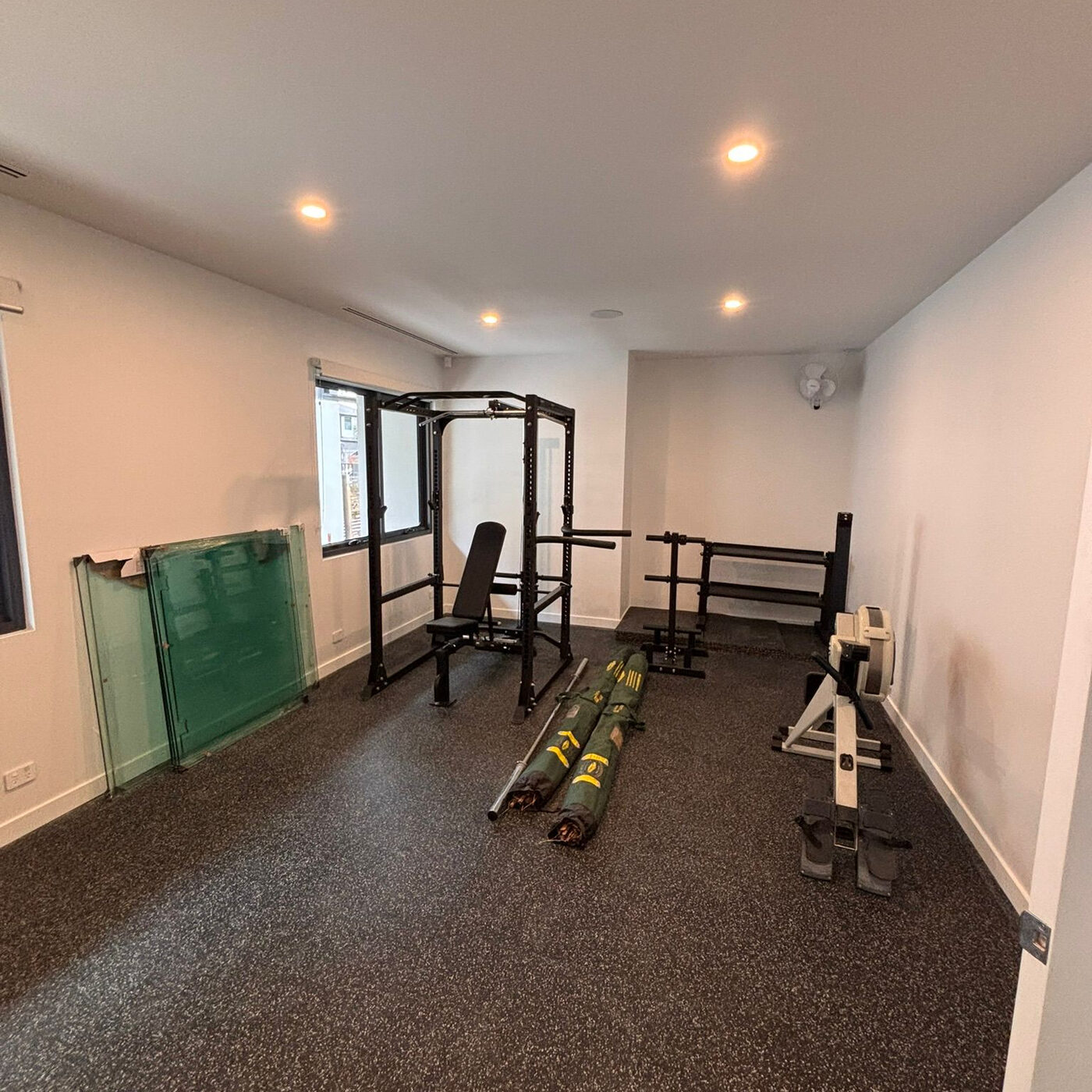 Home gym downlights