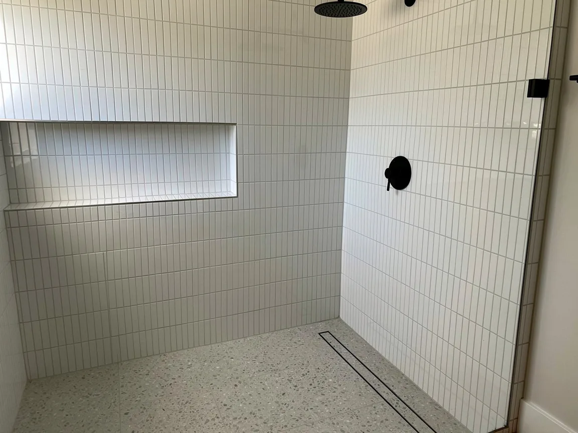 Sample image of a finished walk in shower