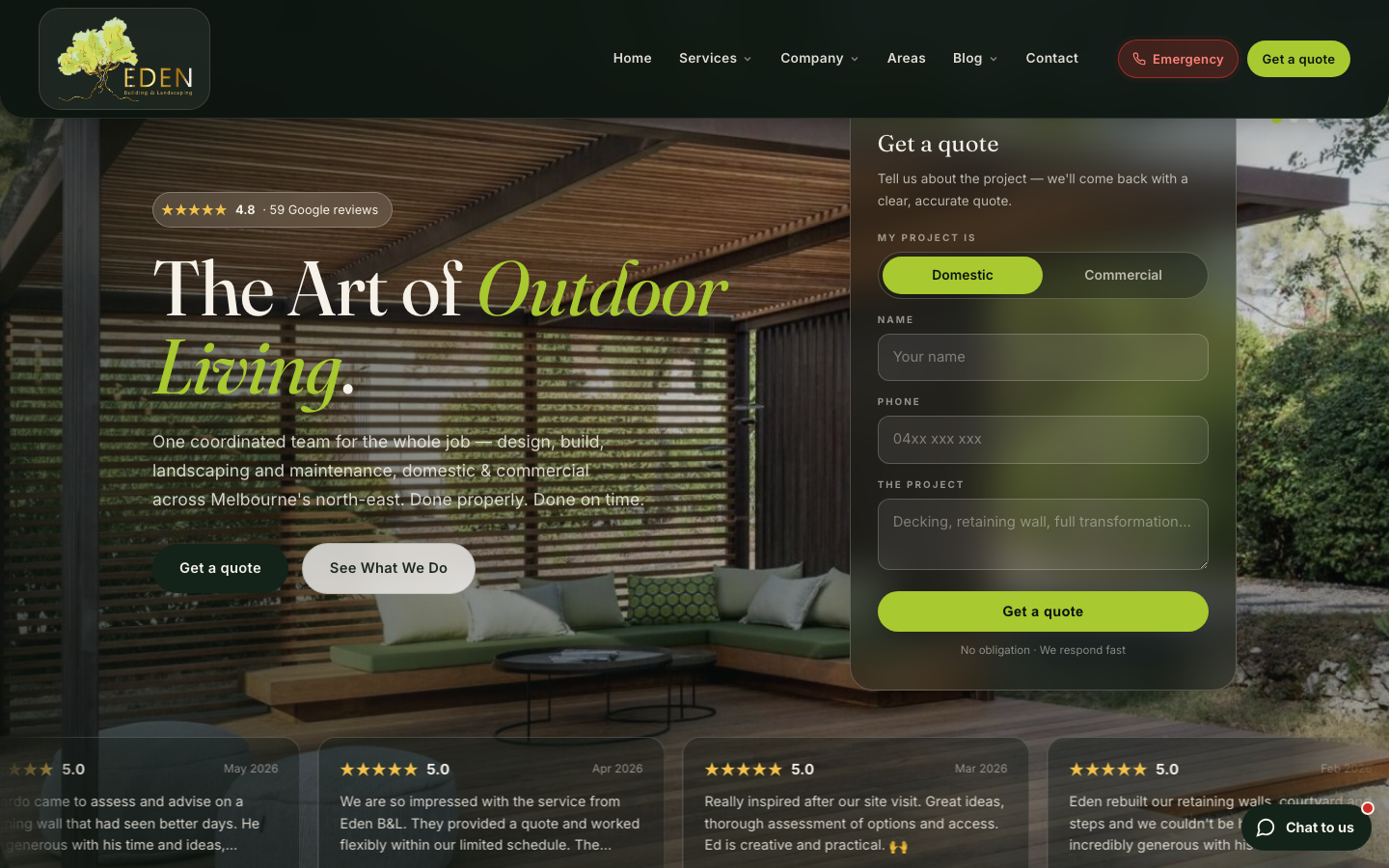 Version 4 — the latest Eden site