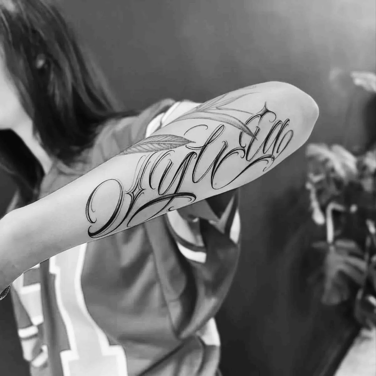 Custom script on the forearm