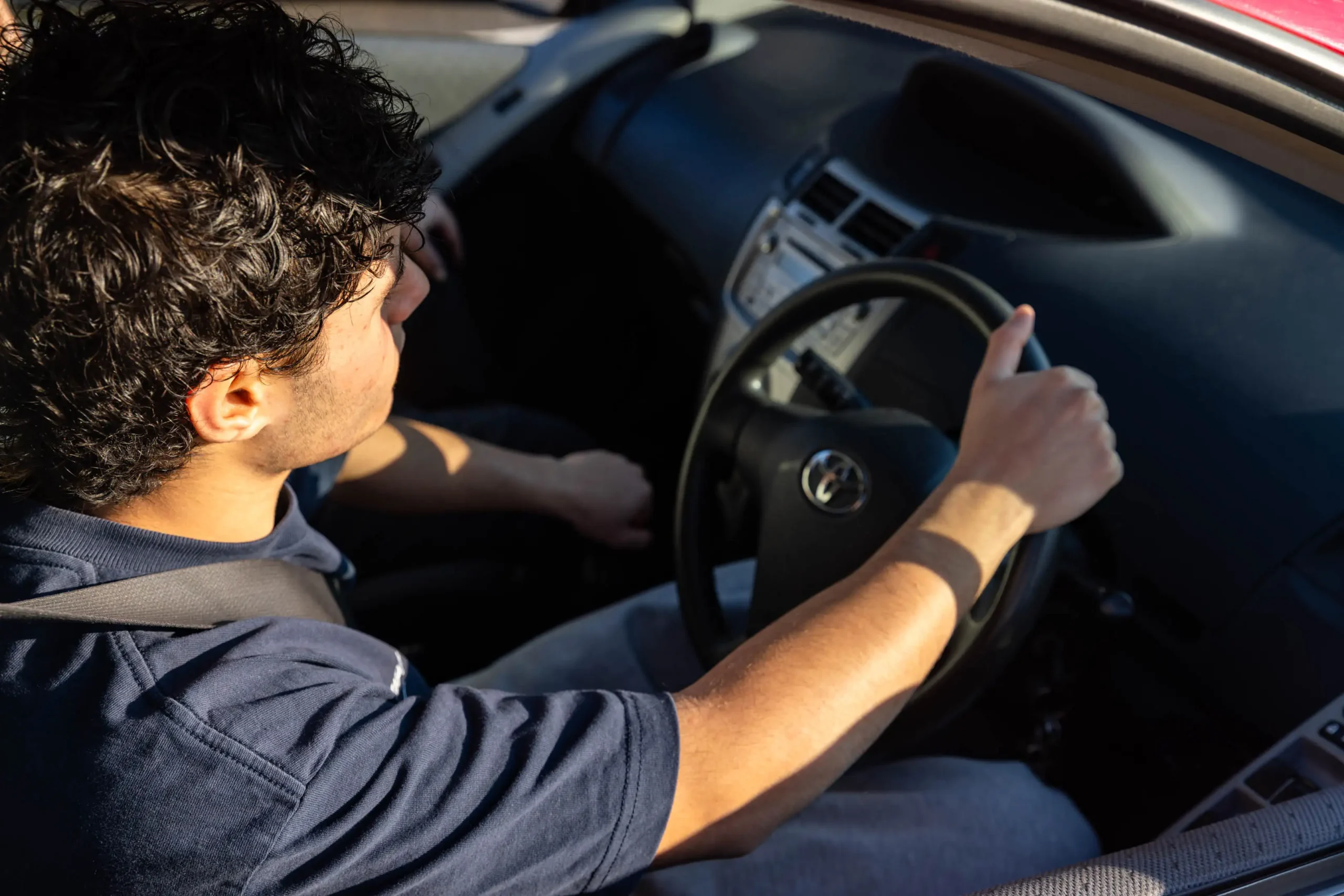 Sprint instructor coaching a learner driver