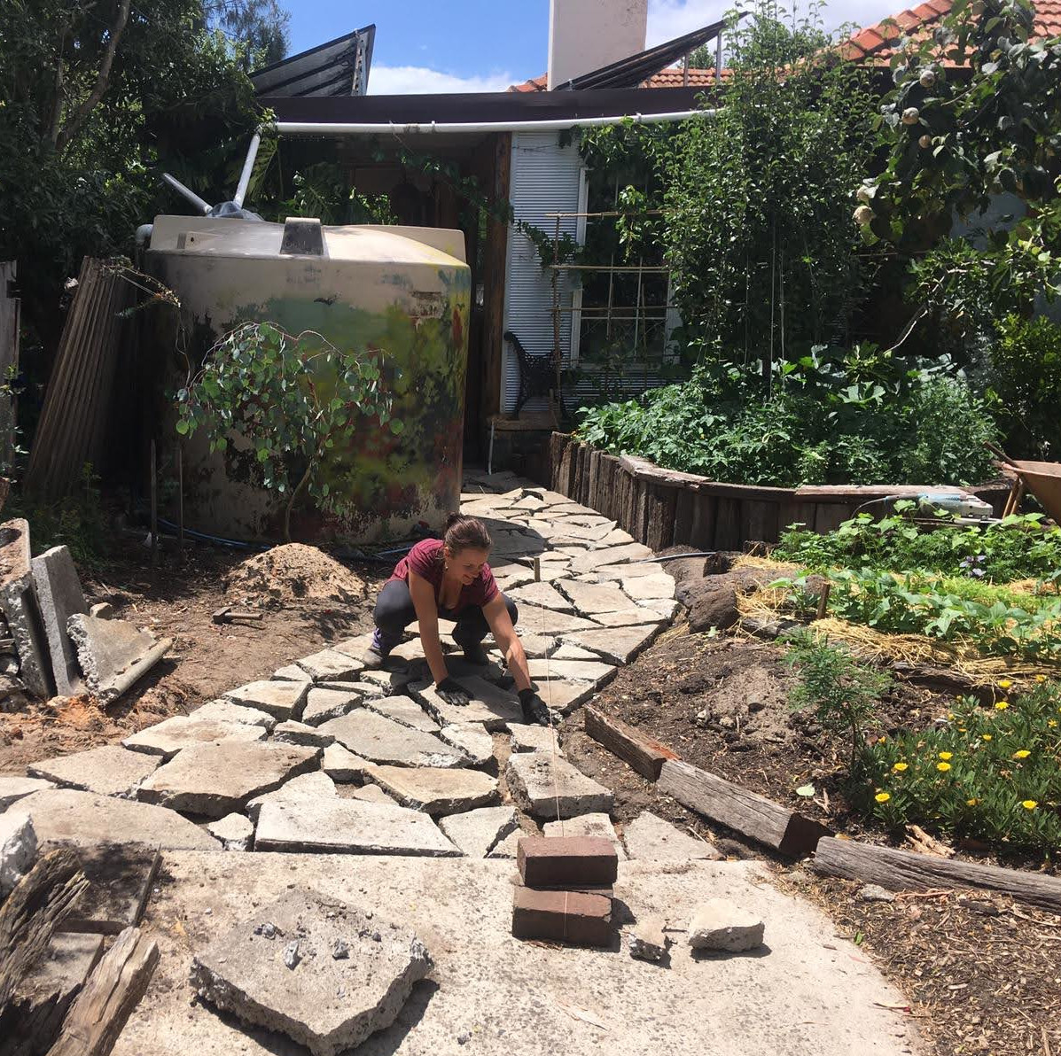 Unfurl garden and pond project