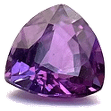 A deeply saturated Ceylon sapphire