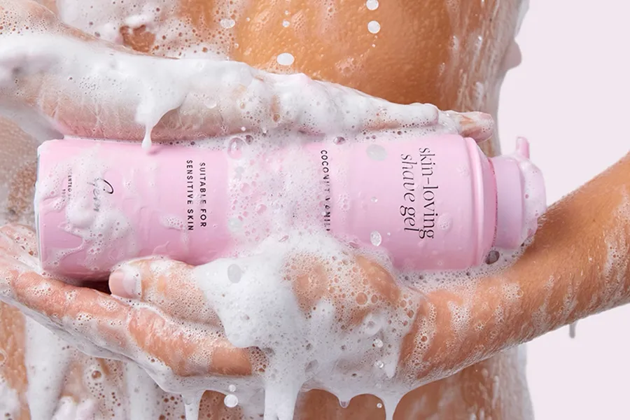 Gem Shaving Gel brand identity