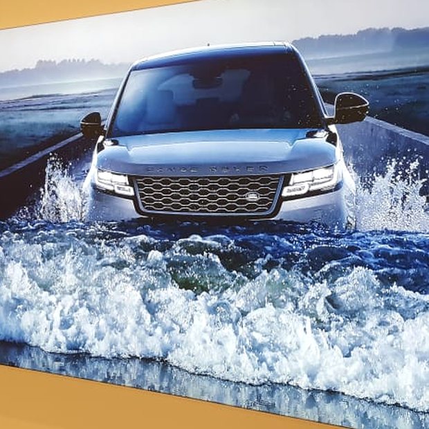 Large format interior graphics
