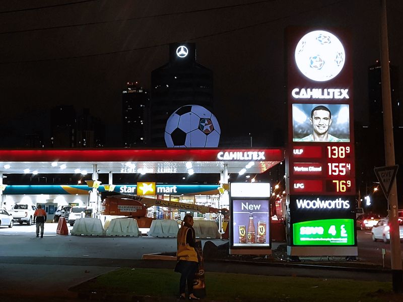 Caltex South Melbourne detail