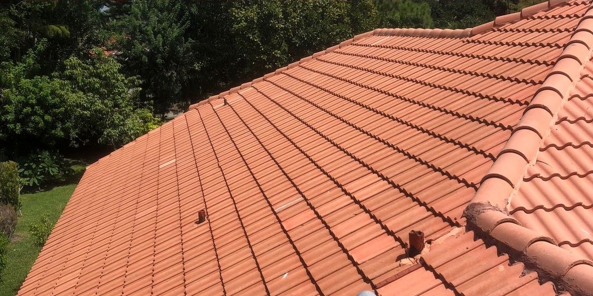A Melbourne terracotta tile roof after a full Pro Shield restoration