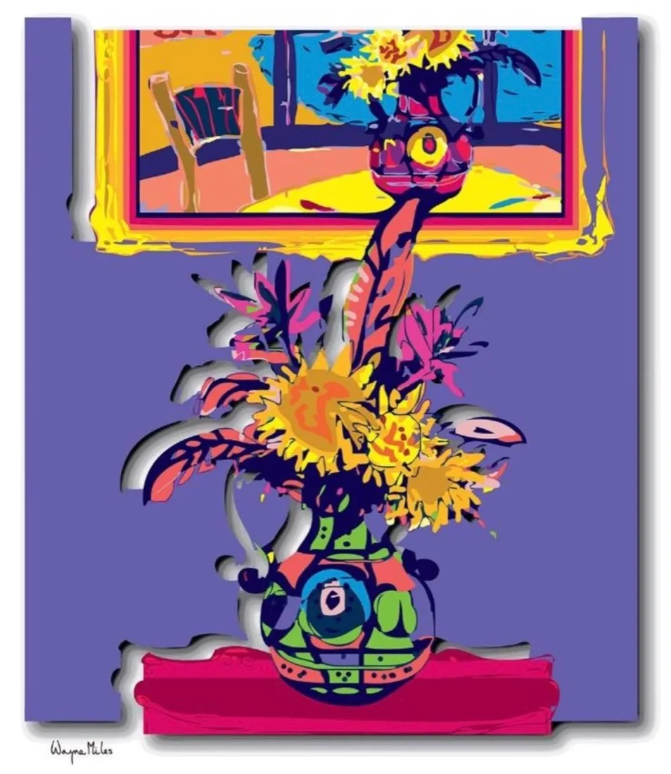 Wayne Miles, framed by Studio9Art