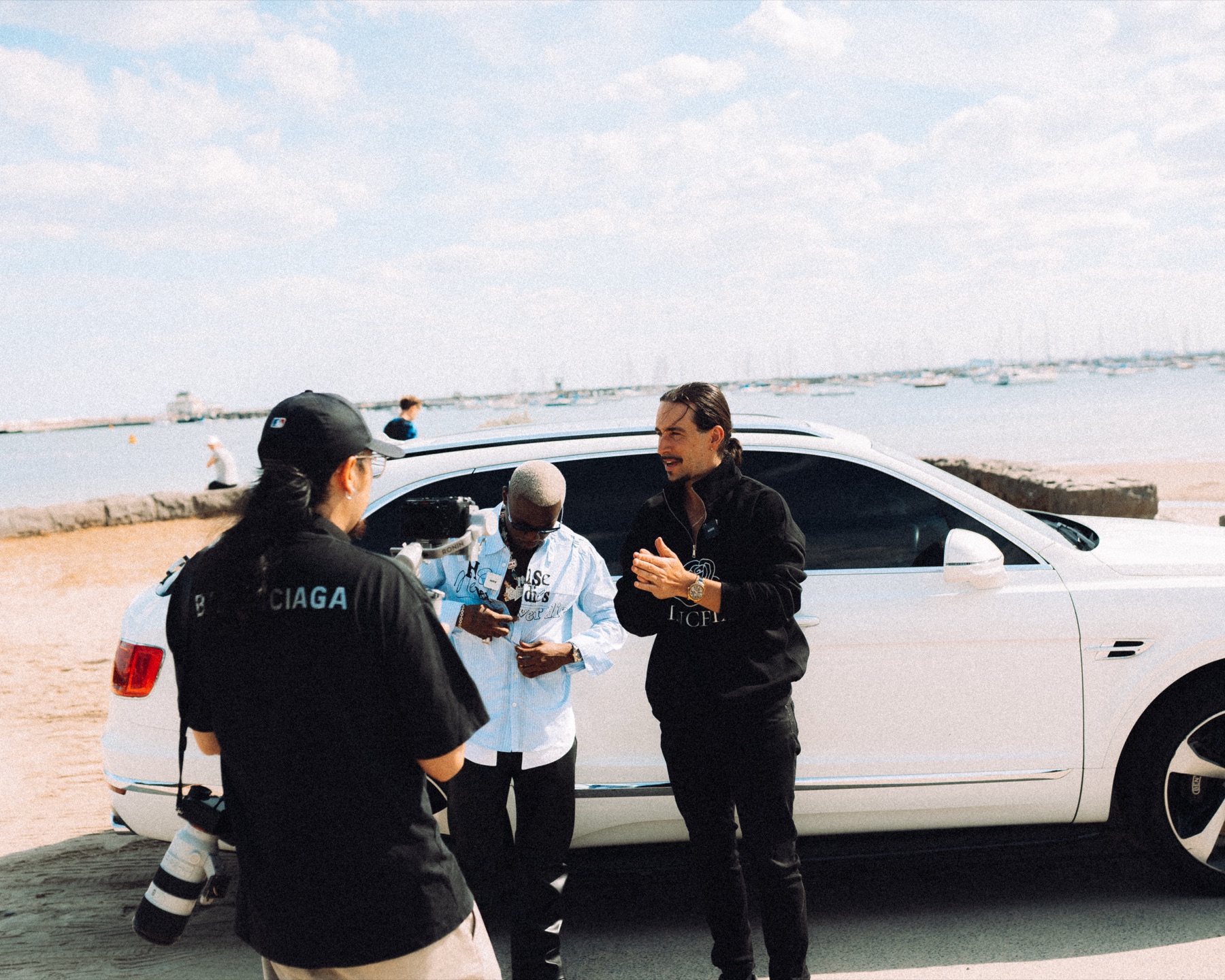 Ruger with the Bentley Bentayga, Melbourne foreshore, EP4