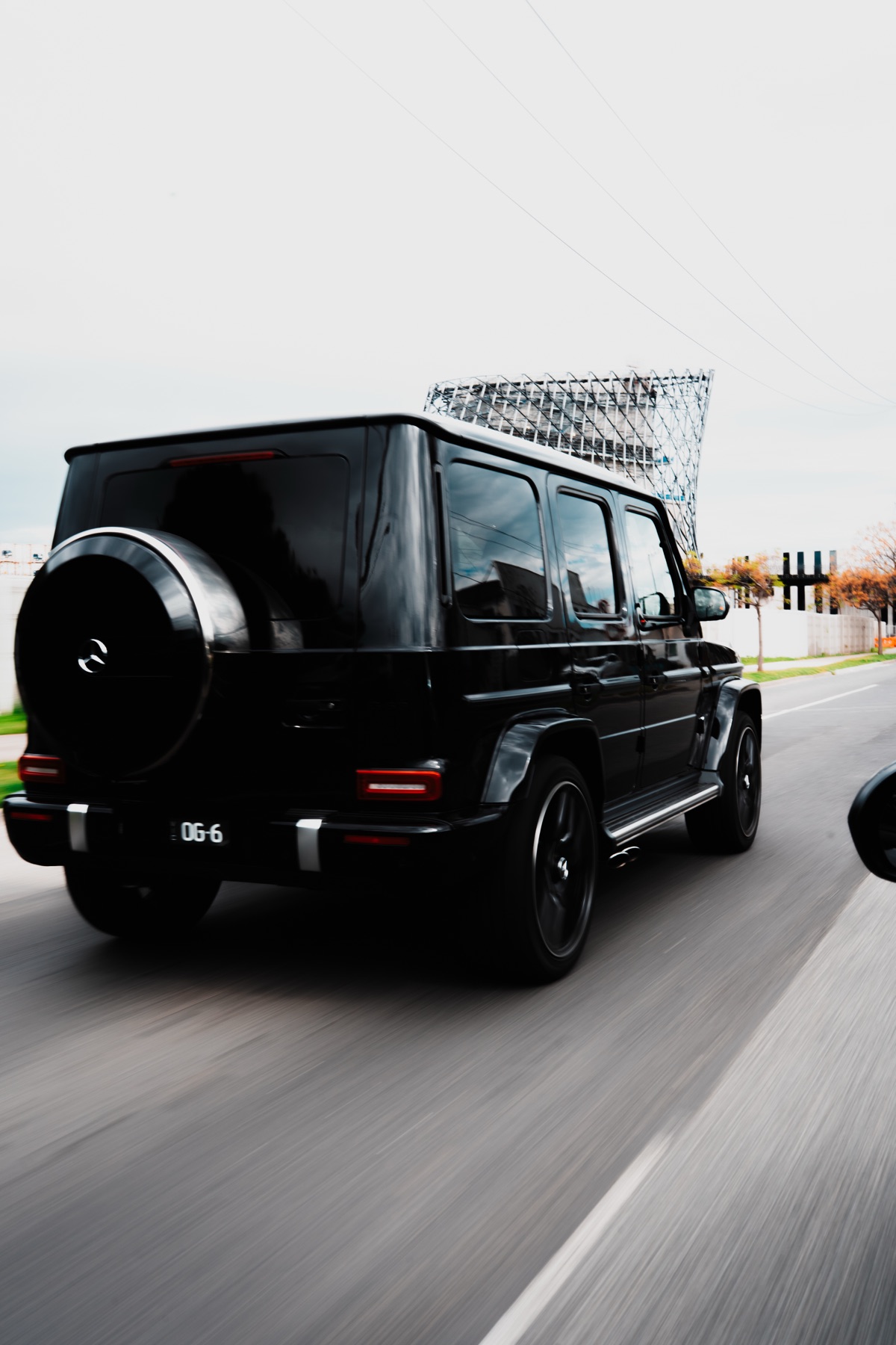 G-Wagon — Low angle, motion blur