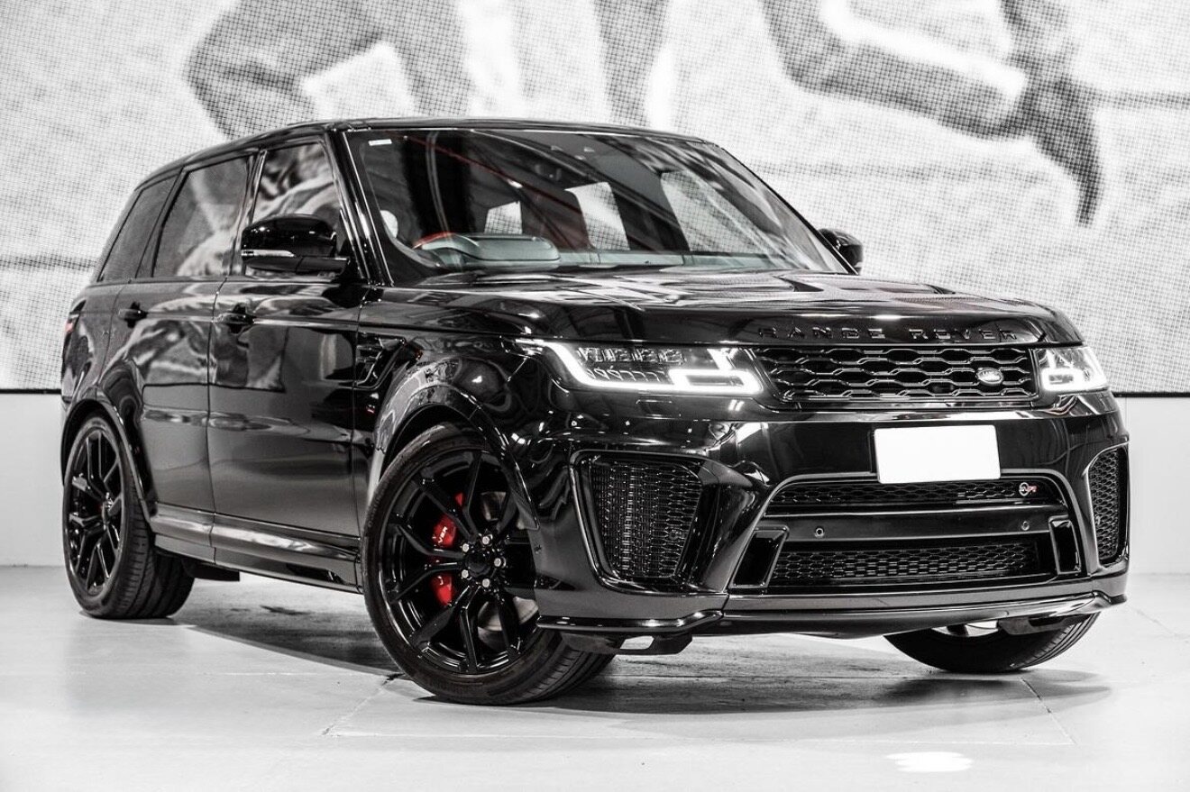 Range Rover Sport SVR, Front, black on black